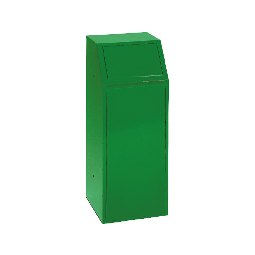 collecteur poubelle tri recyclage vert porte basculante