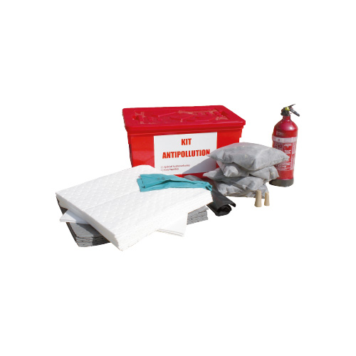 bac coffre d'intervention rouge kit ADR extincteur tous liquides